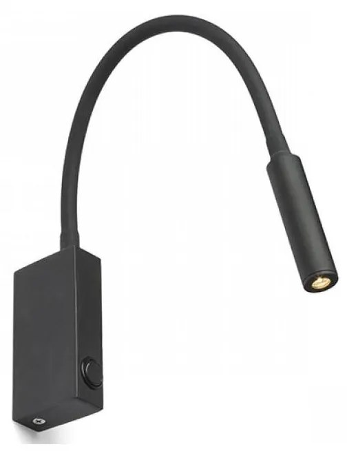 RED - Design Rendl - R12945 - LED гъвкава лампа EKE LED/3W/230V черна