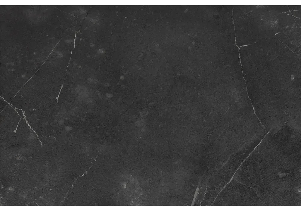 Черна масичка за кафе със стъклен плот 80x80 cm Strington - Actona