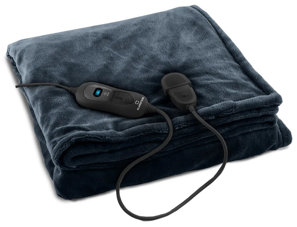Klarstein Dr. Watson XL, Електрическо одеяло, 120 W, 3 степени на нагряване, 180 x 130 см, Контролен панел