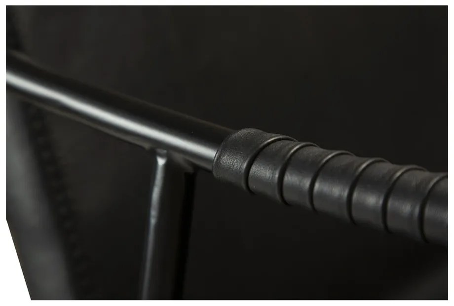 Черен бар стол от изкуствена кожа, височина 95 cm Boto - DAN-FORM Denmark