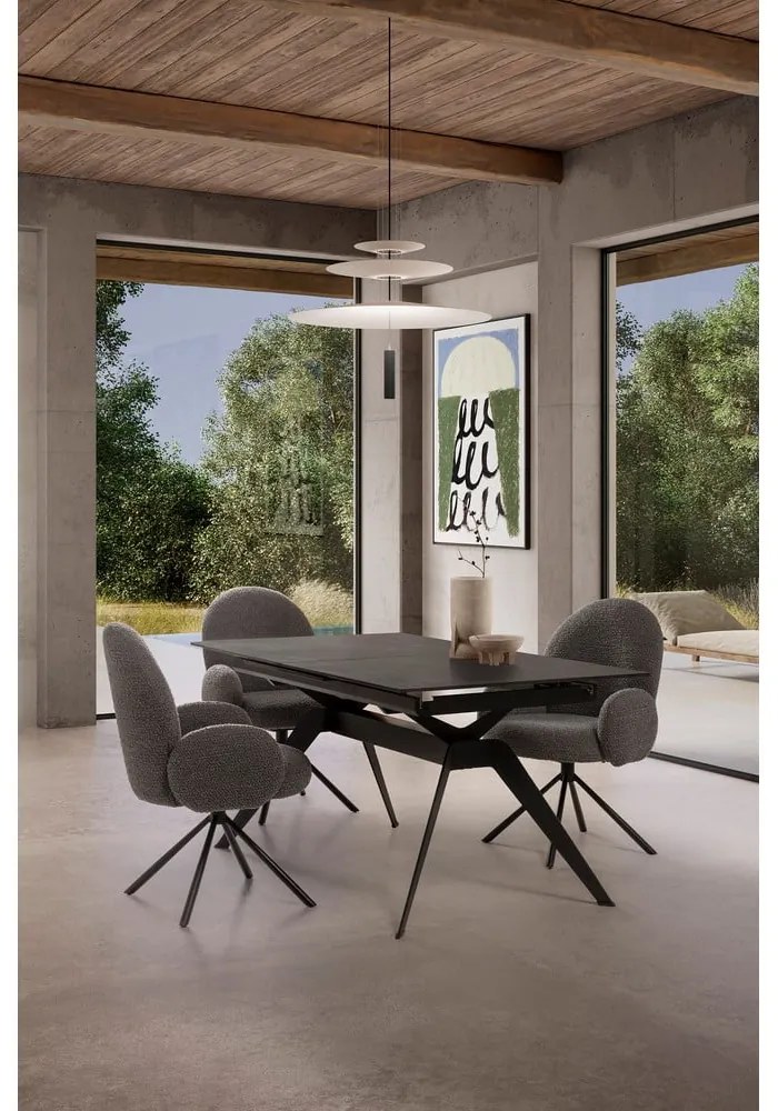 Тъмносив фотьойл Dario - Marckeric