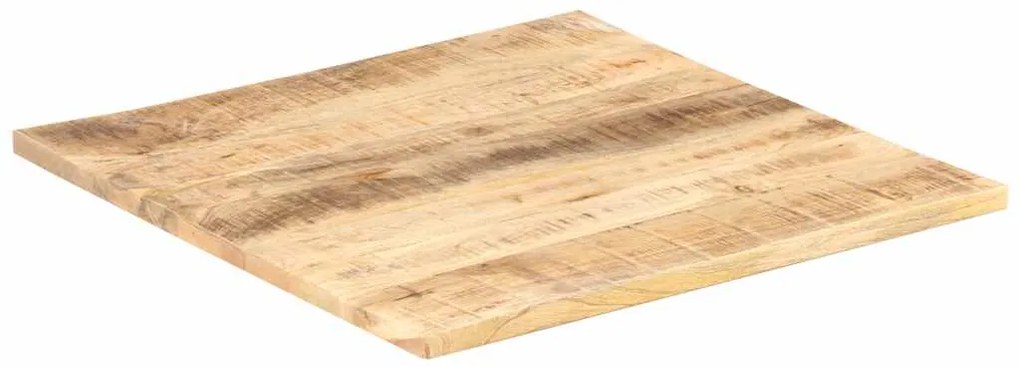 286027 vidaXL Плот за маса, мангово дърво масив, 25-27 мм, 70x70 cм