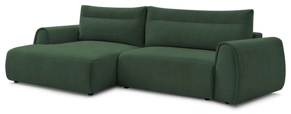 Тъмнозелен ъглов диван Aden – Bobochic Paris
