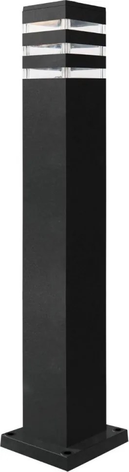 LED RGBW димируема външна лампа TEKSAS 1xE27/12W/230V 74 cm IP44 антрацит