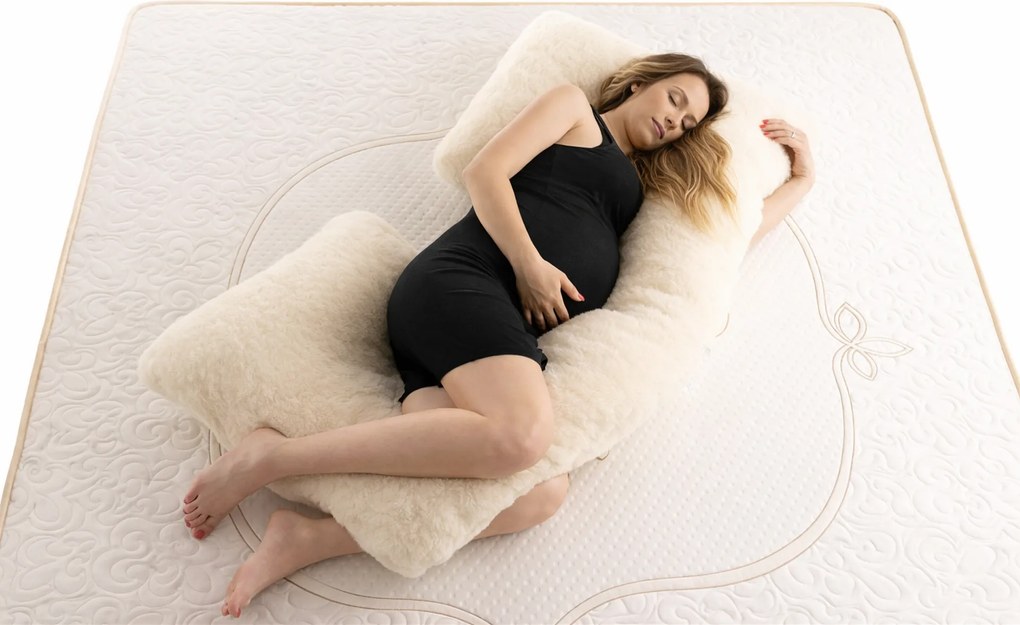 Възглавница за бременни с вълна Medico Organic Wool