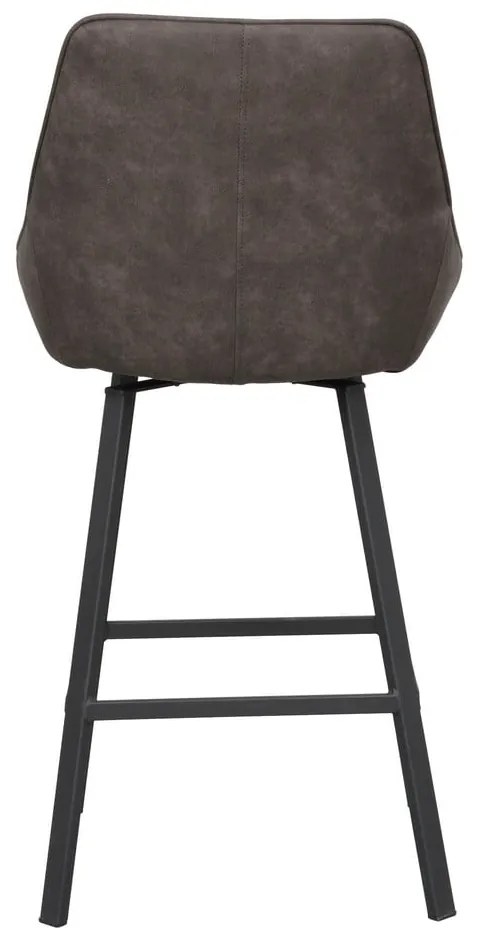 Сиви бар столове в комплект от 2 бр. (височина на седалката 65 cm) Alison – Rowico