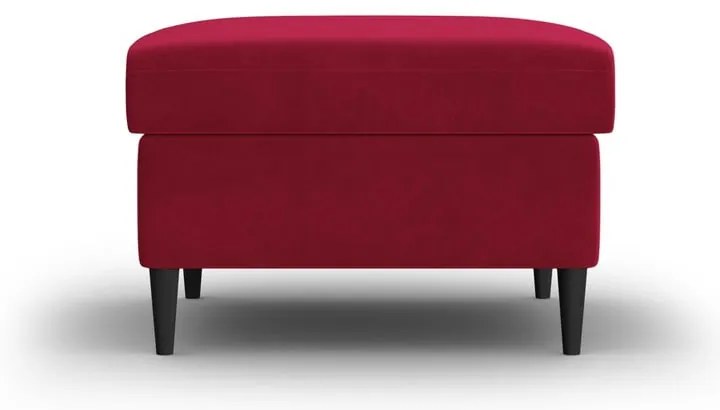Червена кадифена табуретка Kyoto – Cosmopolitan Design
