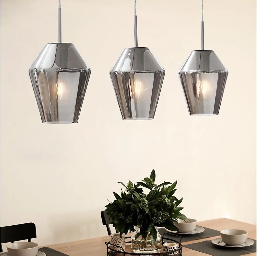 Eglo 96774 - Полилей на кабел MURMILLO 3xE27/28W/230V