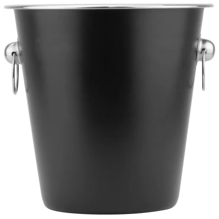 Horecano - Иноксова шампаниера с халки черна Ø21.5xh21cm 4.8L (16140)