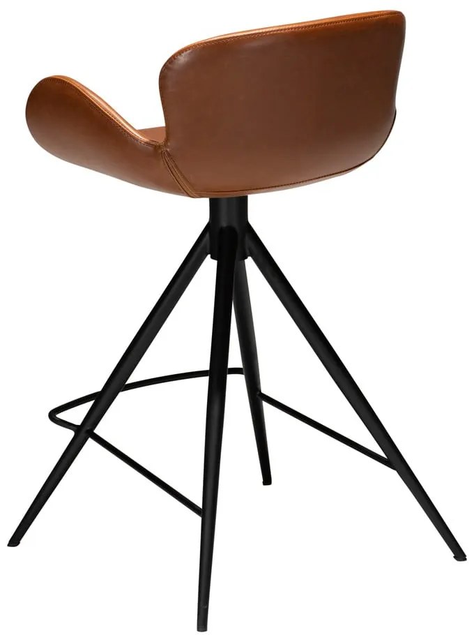 Коняк кафяв бар стол от изкуствена кожа DAN-FORM Дания , височина 87 cm Gaia - DAN-FORM Denmark