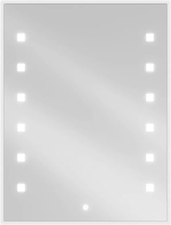 Mexen Ner осветено баняно огледало 60 x 80 см, LED 6000K, анти-пара - 9809-060-080-611-00