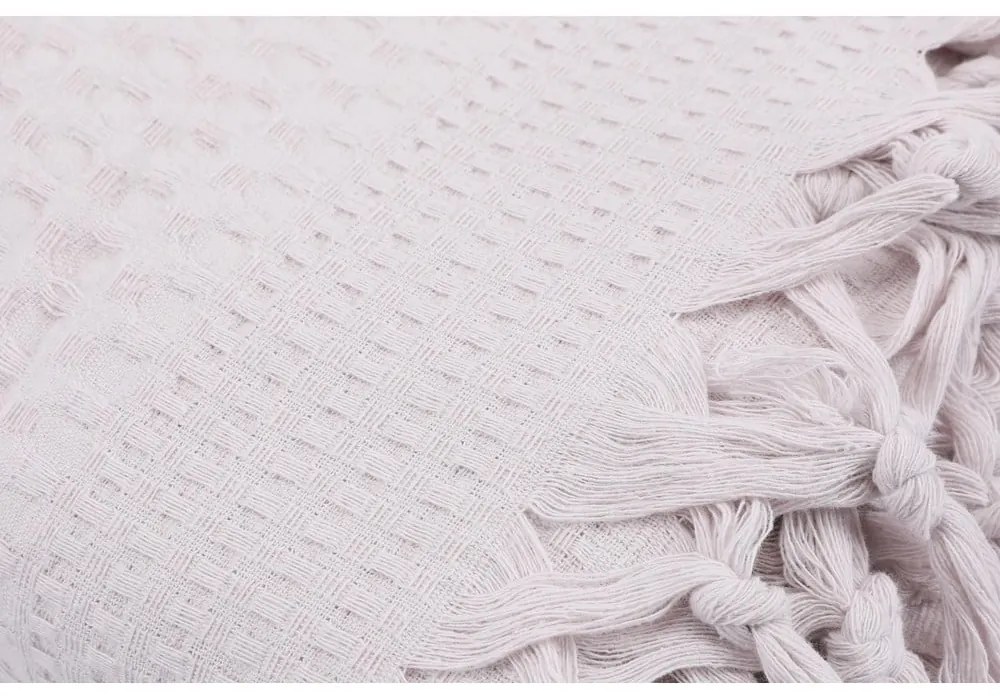 Бежово памучно покривало за легло 220x240 cm Pique – Mijolnir