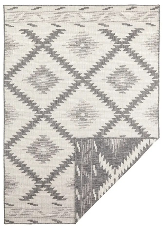 Сив и кремав килим на открито , 290 x 200 cm Malibu - NORTHRUGS