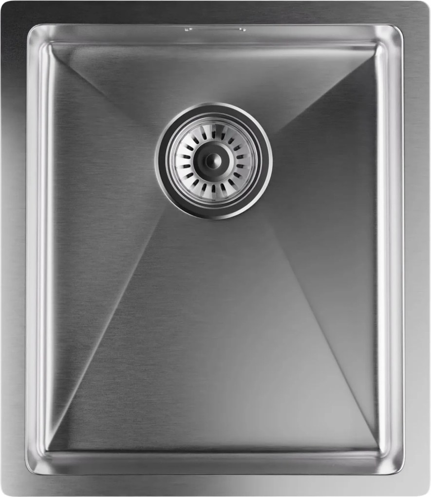 Klarstein Кухненска мивка TitanSteel 45 x 39 см (LxW) с повърхност, устойчива на ръжда, драскотини и топлина