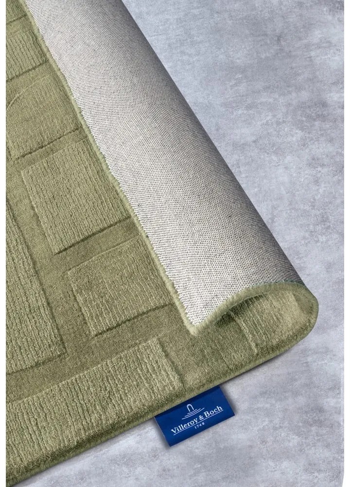 Зелена ръчно изработена вълнена пътека 80x250 cm Alexis – Villeroy&Boch