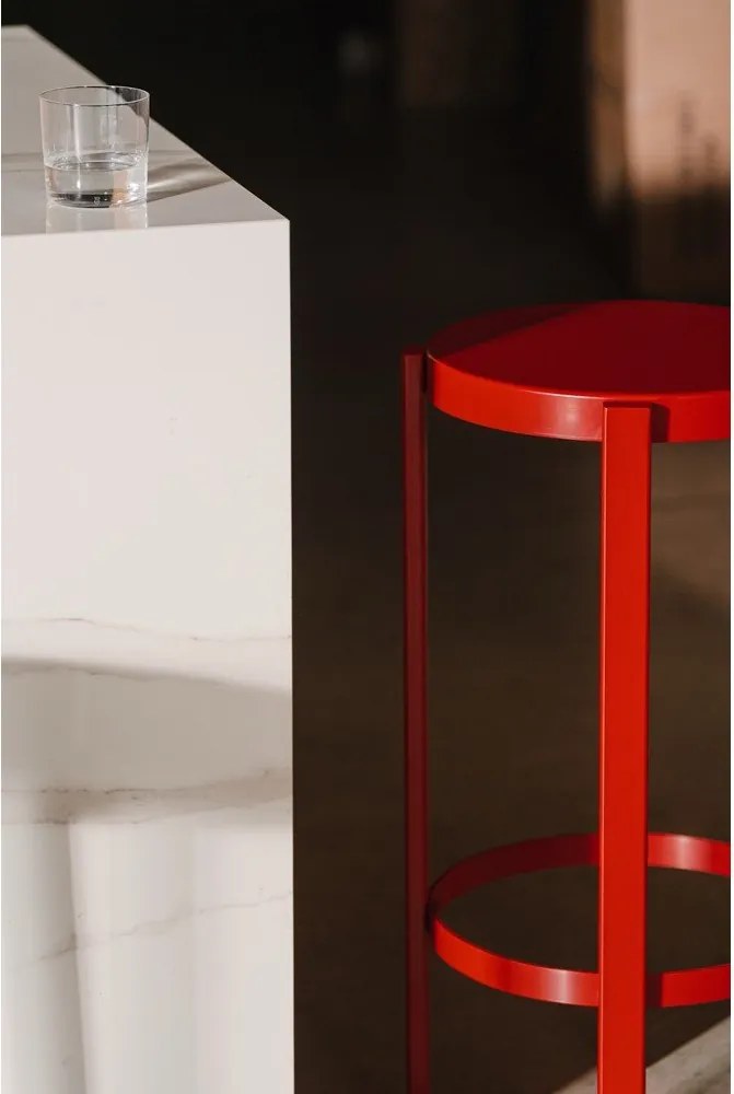 Черен стоманен бар стол (височина на седалката 75 cm) Doon – noo.ma