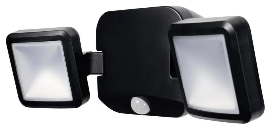 Osram - LED външен стенен прожектор със сензор BATTERY 2xLED/5W/4xD IP54