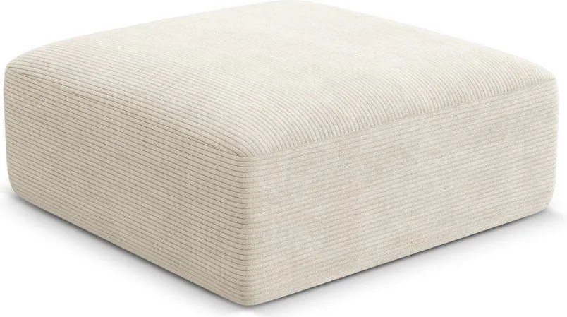 Бежова табуретка от рипсено кадифе Campi – Cosmopolitan Design