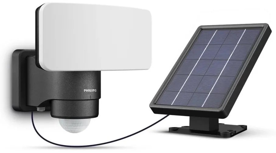 Philips TYLUS LED 6W solарно стеннo осветление с сензор 3000K IP44