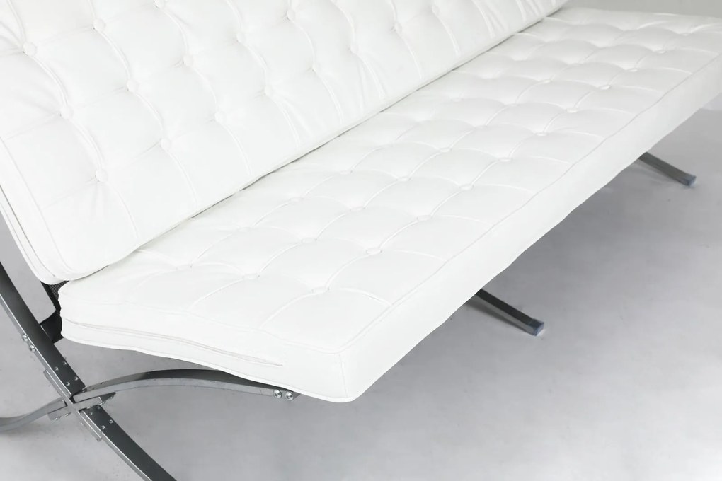 Триместен диван Casablanca-бял