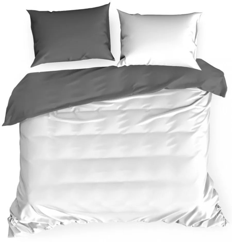 Качествено спално бельо от памучен сатен с цип Ширина: 200 см | Дължина: 220 см