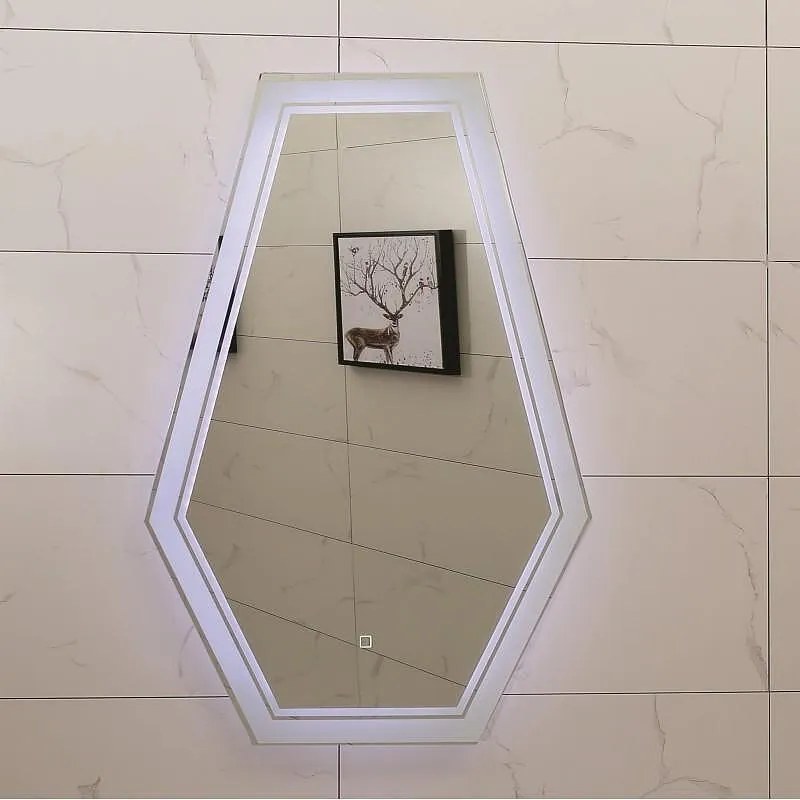 LED огледало с нагревател ICL 1493, Inter Ceramic, 60x90см