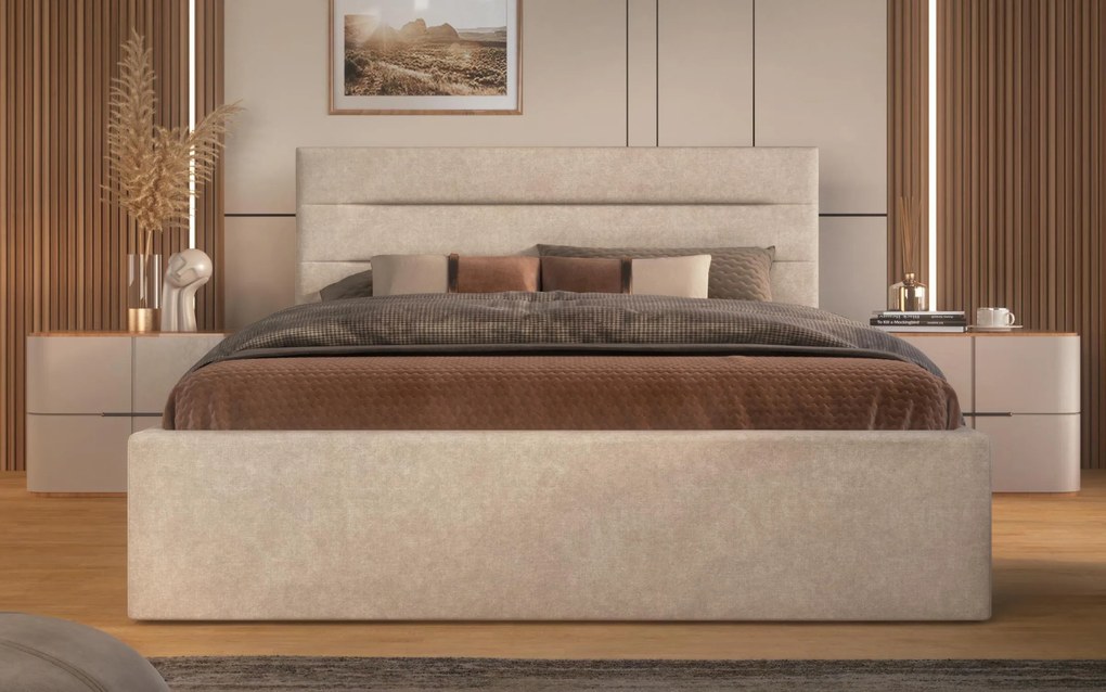 Тапицирана спалня за матрак 160/200 Арида