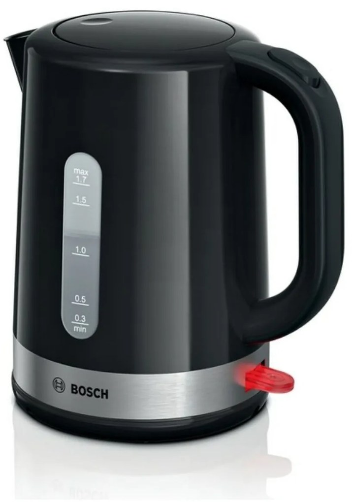 Чайник BOSCH TWK6A513 Черен Пластмаса/Неръждаема стомана plástico,acero inoxidable 2200 W 1,7 L