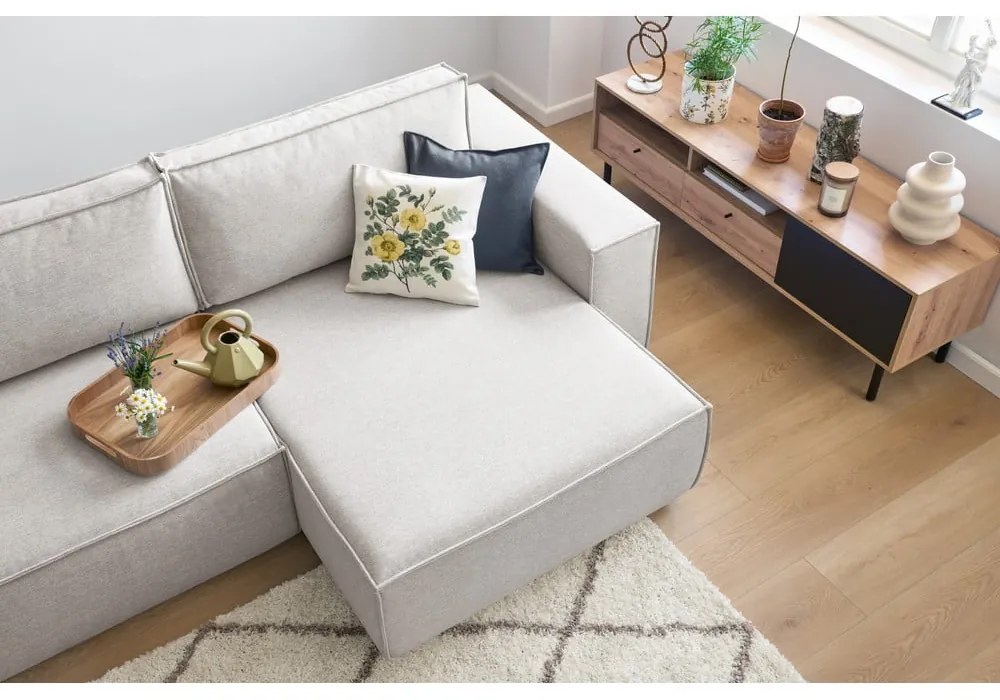 Бежов променлив разтегателен диван Nihad - Bobochic Paris