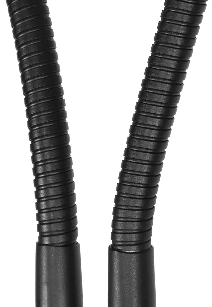 Интелигентна подова лампа черна с 2 Wi-Fi P45 - Carmen