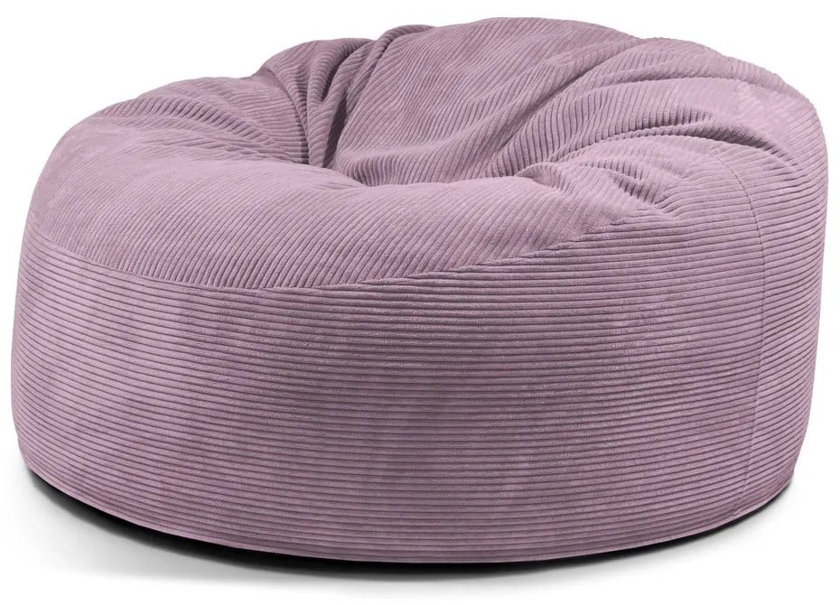 Лилав пуф от рипсено кадифе Om 135 – SLOWDOWN