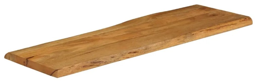 370759 vidaXL Плот за маса, 140x40x2,5 см, жив ръб, масивно дърво манго