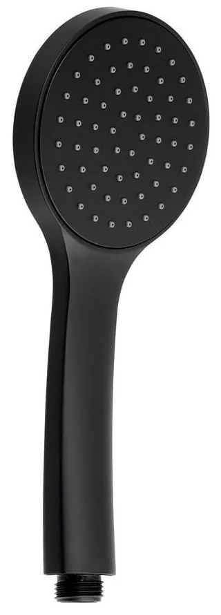 Матово черна пластмасова душ глава ø 10 cm – Sapho