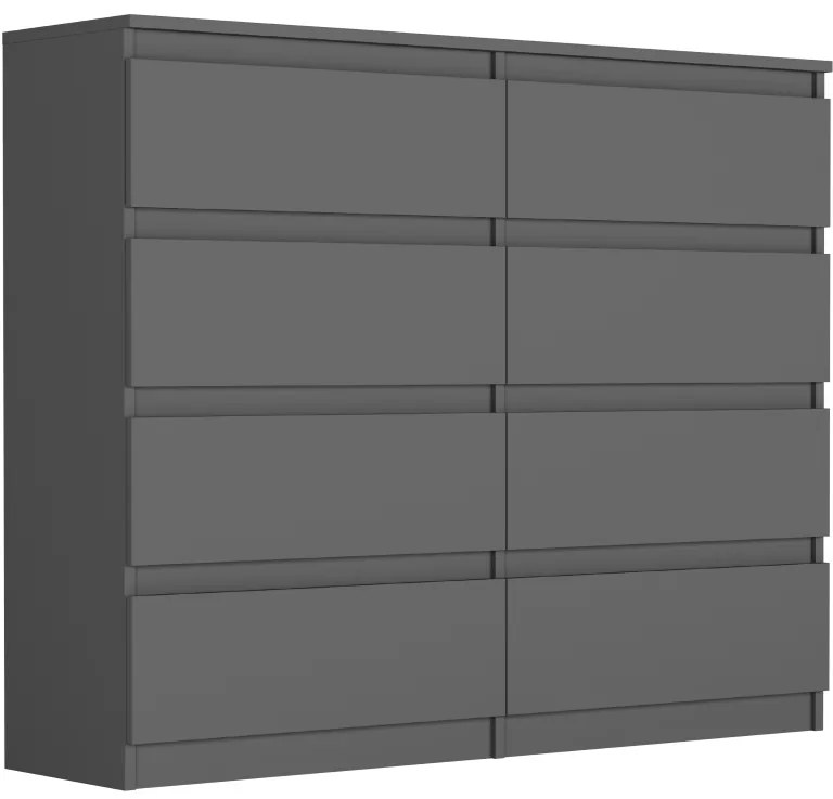 Комод с 8 чекмеджета R-120-S8 - различни цветови варианти artisan
