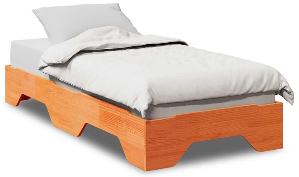 859201 vidaXL Рамка за легло без матрак с възможност за подреждане 100x200 cm