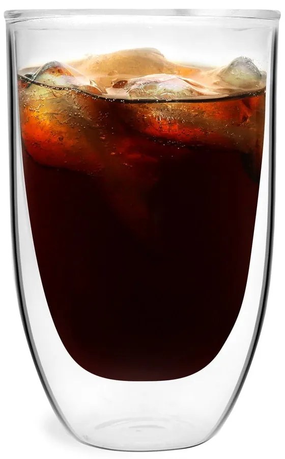 Стъклени чаши в комплект 6 бр. с двойни дъна/за лате 350 ml – Vialli Design