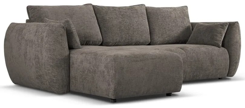 Сив ъглов диван (ляв ъгъл) Matera - Cosmopolitan Design