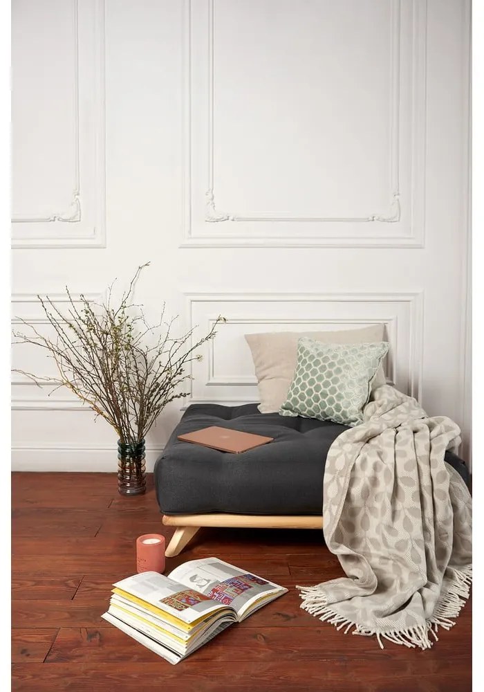 Табуретка за крака Natural Clear/Beige Senza - Karup Design