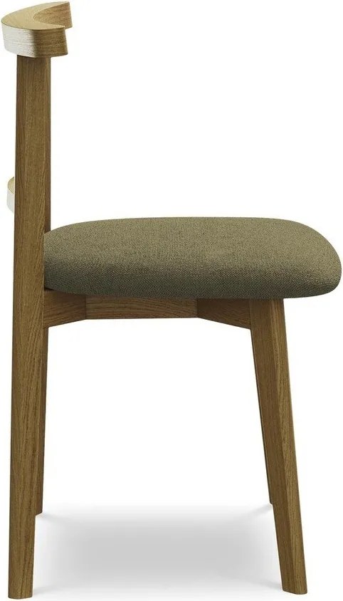 Зелен трапезен стол от масивна дървесина Ohelo – Makamii