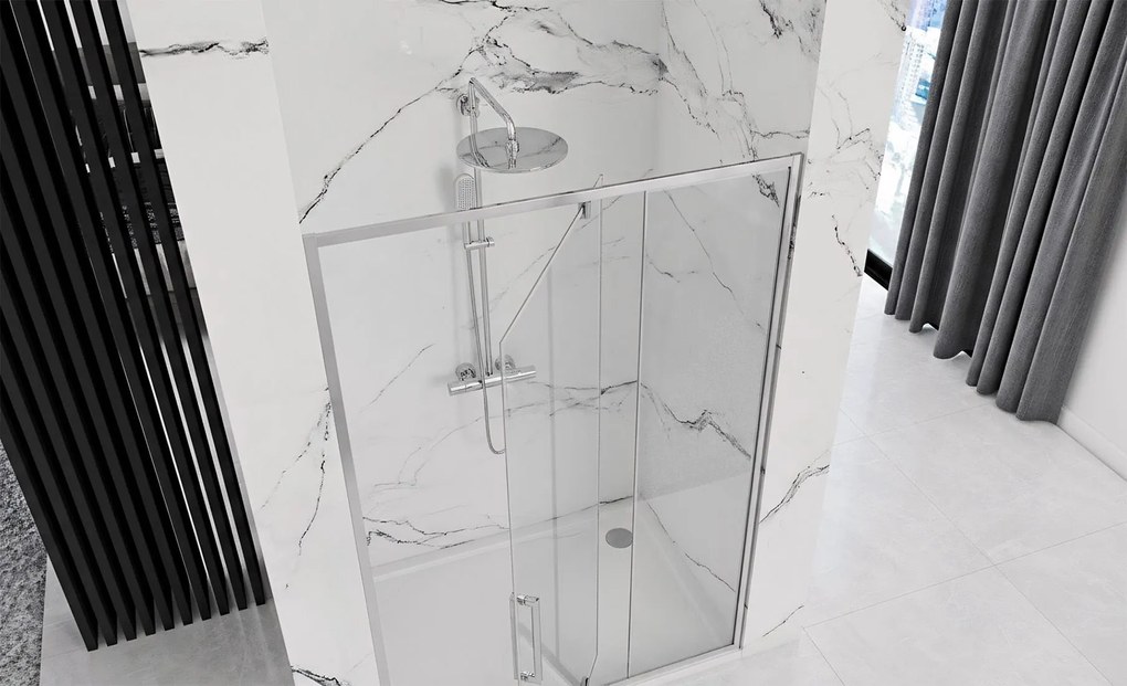 Врати за душ кабини REA Rapid Swing Chrom 120