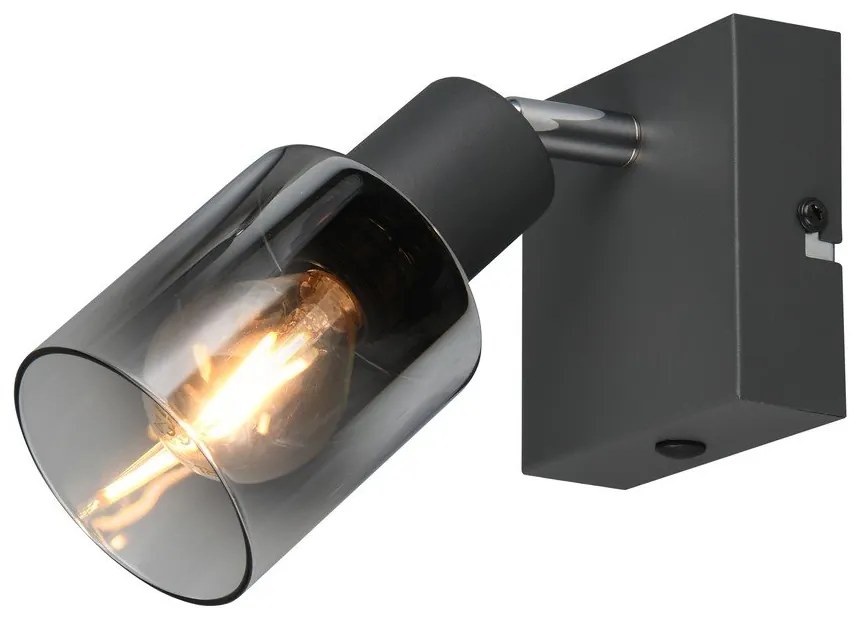 Антрацитен прожектор ø 7 cm Cadiz – Trio