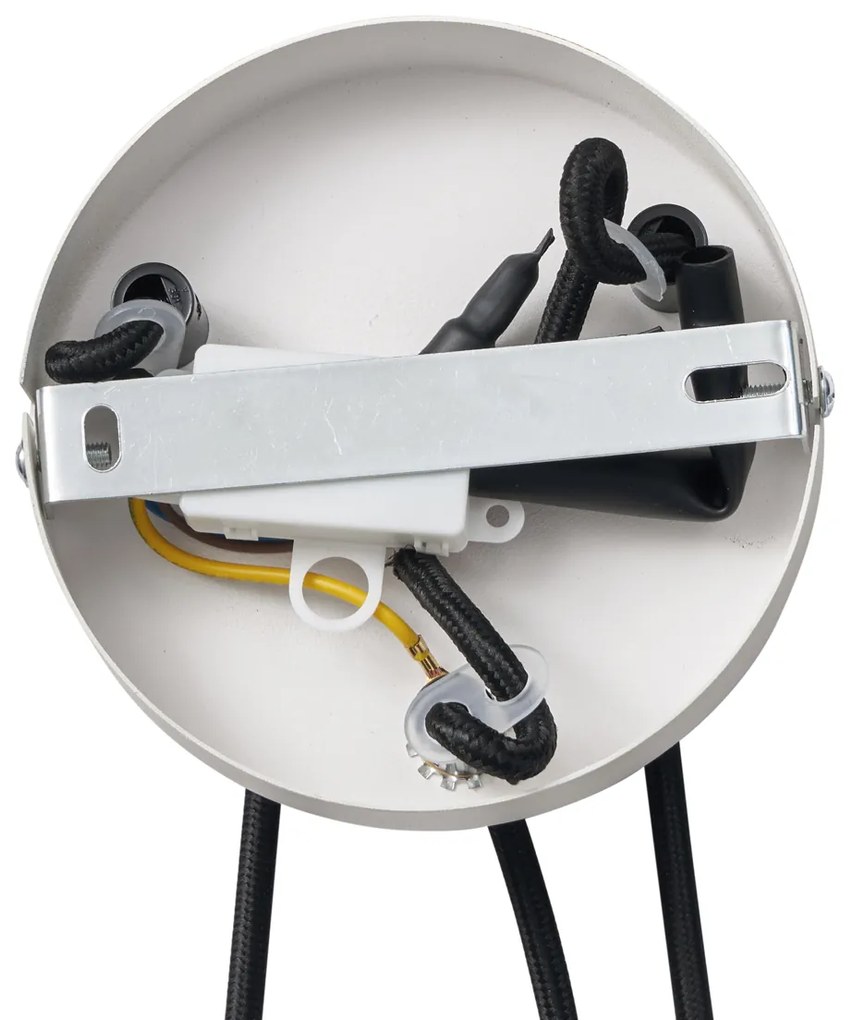 Japandi висяща лампа бежова 50 см 3 светлини - Plu