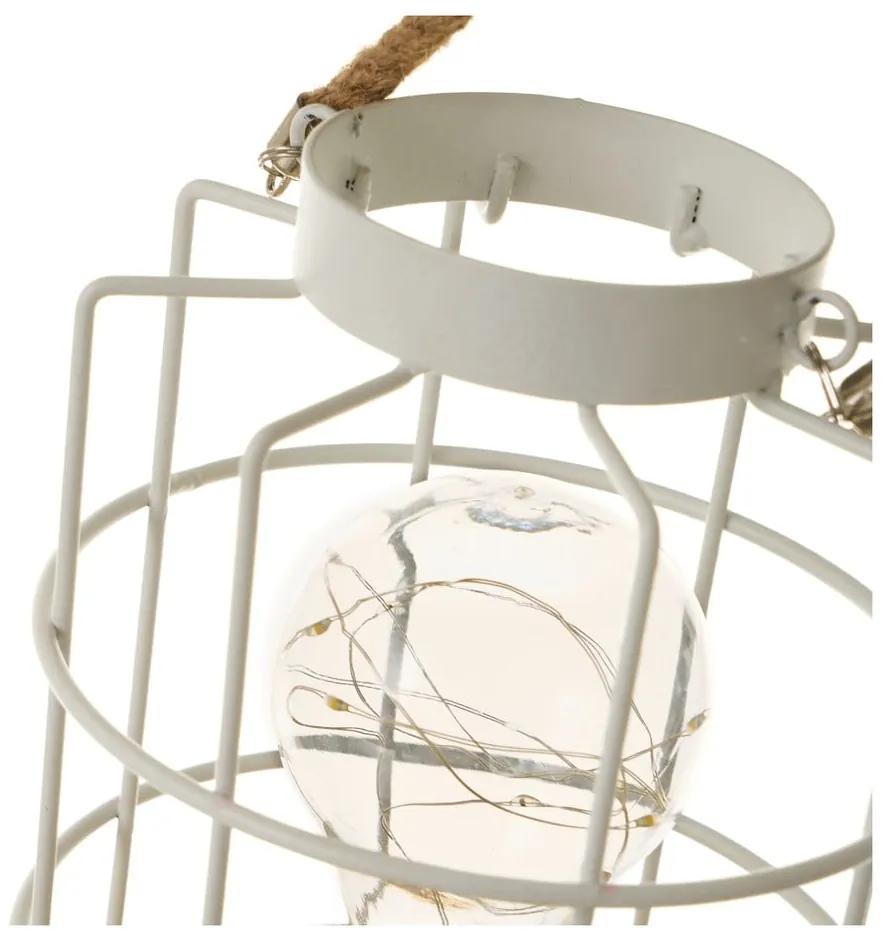 Бяла настолна лампа (височина 20,5 см) - Casa Selección