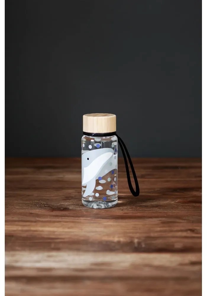 Тританова детска бутилка 400 ml Whale – Kindsgut