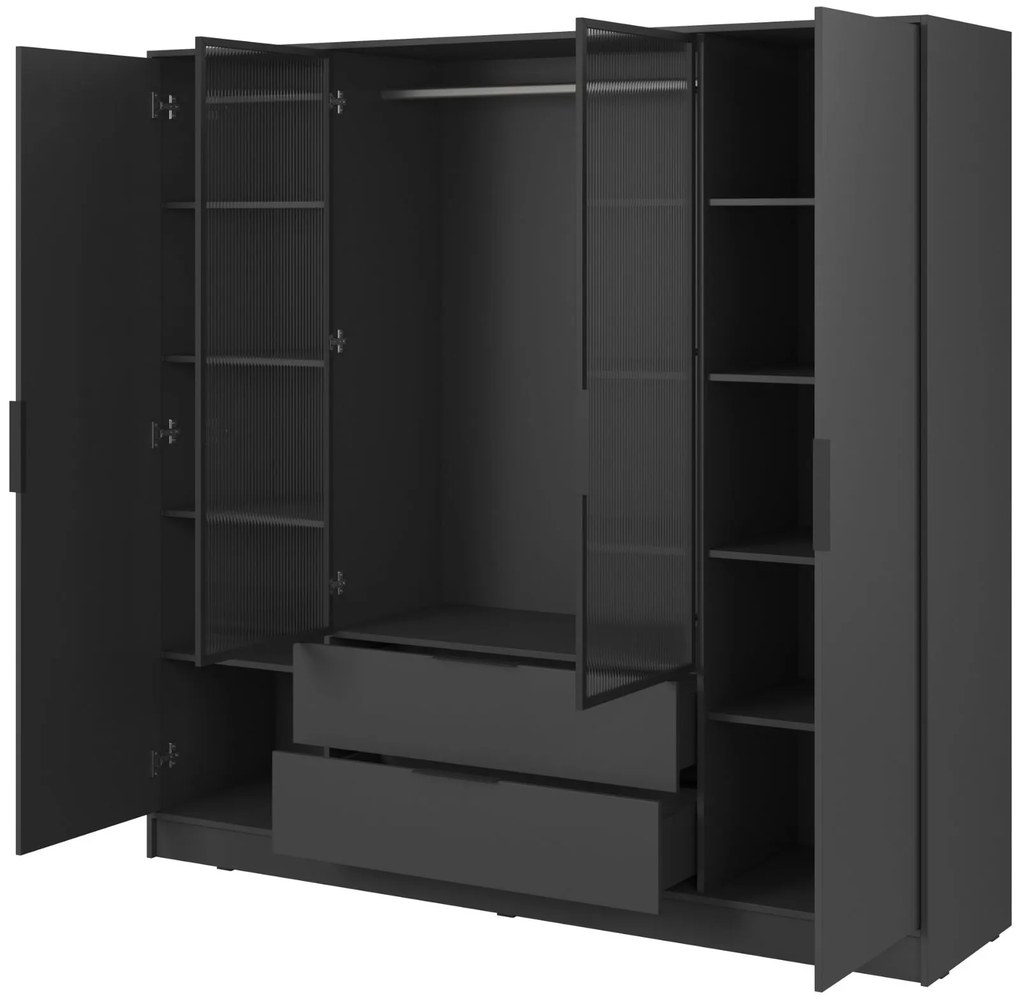 Гардероб Nelly II 4-врати-Gkri Skouro