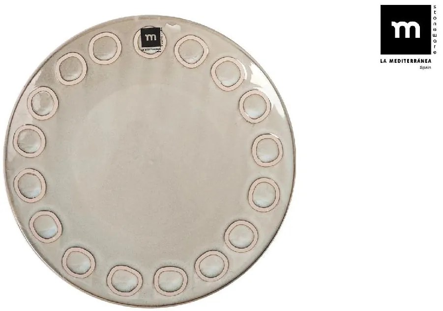 Основна чиния LA MEDITERRANEA Almudena Gray, 27 cm, порцелан