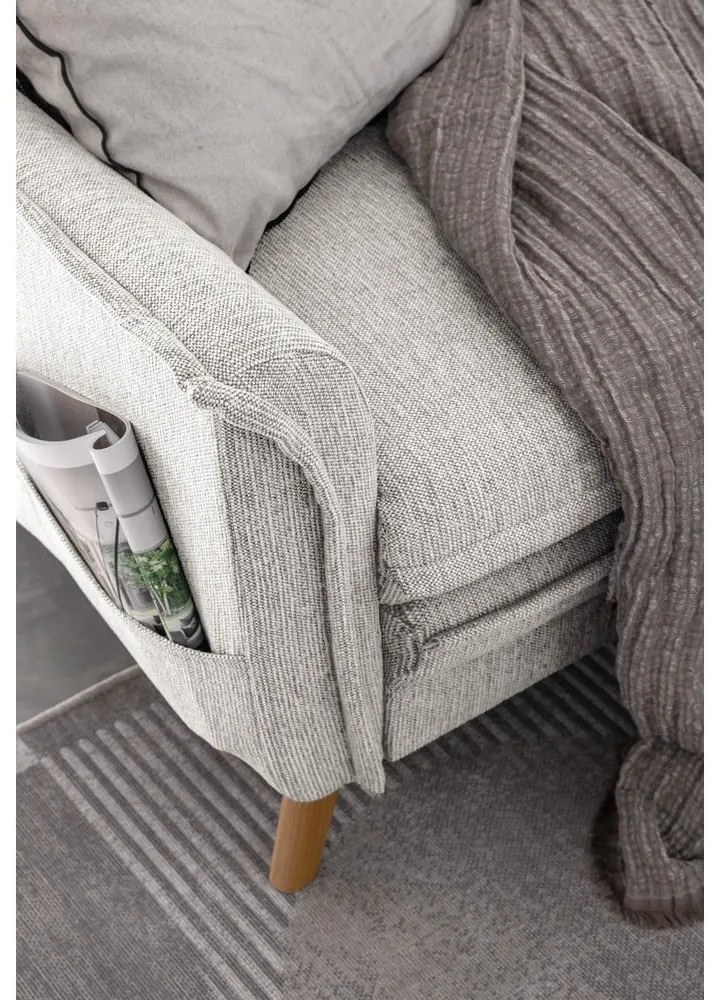 Бежов разтегателен ъглов диван (ляв ъгъл) Charming Charlie – Miuform