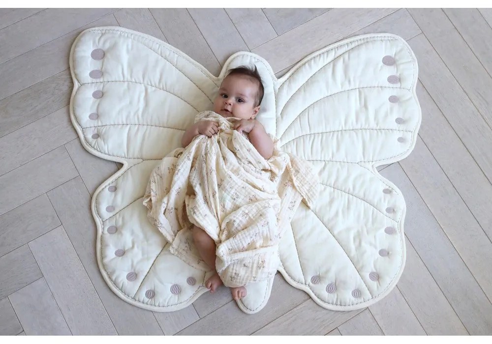 Детско килимче за игра в цвят слонова кост 85x100 cm Off-White – Cam Cam Copenhagen