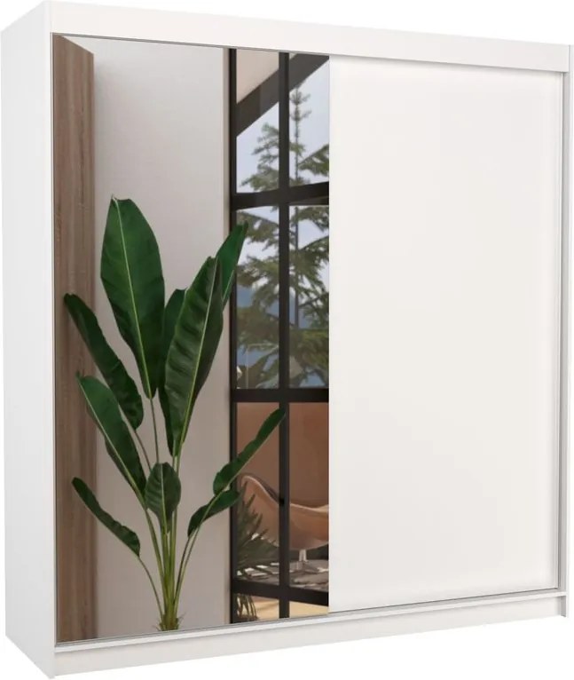 Гардероб Bellov 200 плъзгащ се-Leuko