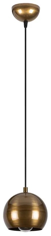 Висящо осветително тяло в златисто с метален абажур ø 30 cm Berceste – Opviq lights